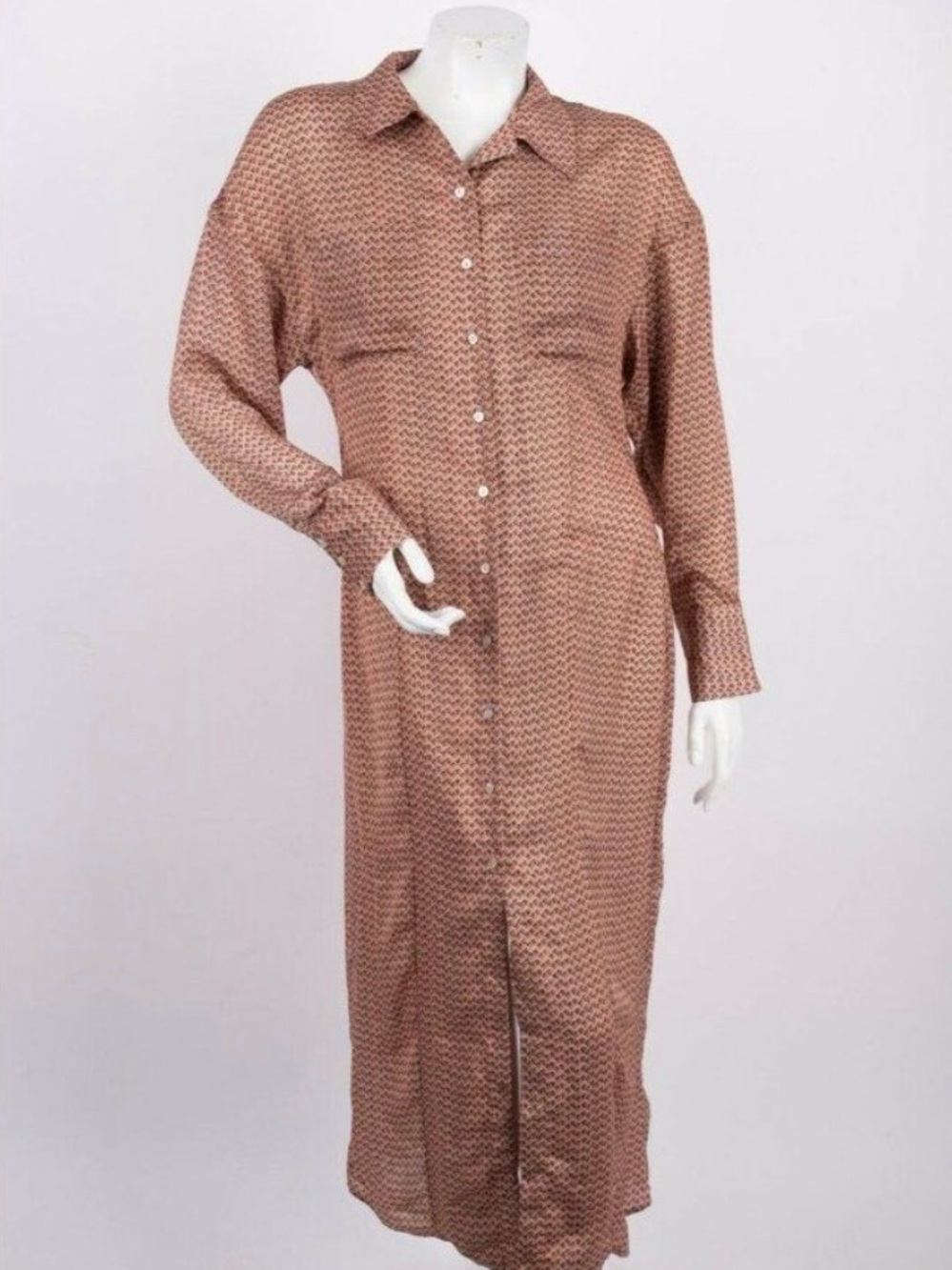 Zara women’s shirt dress midi